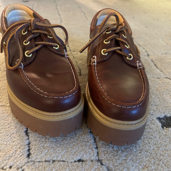 Women’s platform Timberland boat shoes - 8.5 - Picture 3 of 6